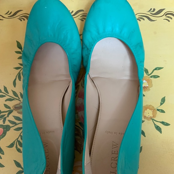 J. Crew Shoes - J Crew Seafoam Green Ballerina Flats